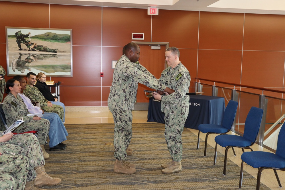 EMF 150 Alpha conducts Command Master Chief Change of Charge