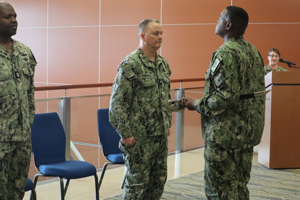 EMF 150 Alpha conducts Command Master Chief Change of Charge