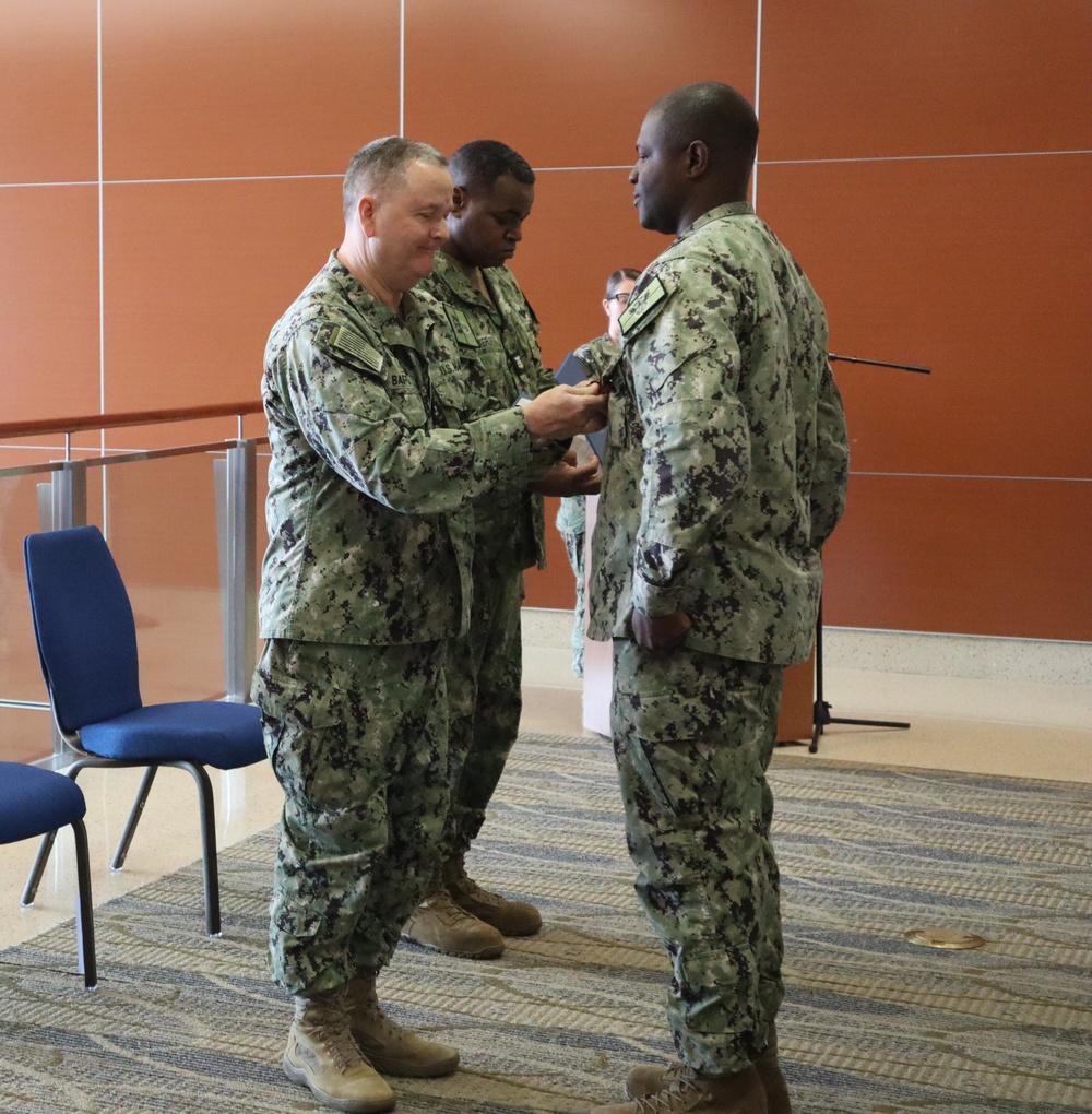 EMF 150 Alpha conducts Command Master Chief Change of Charge