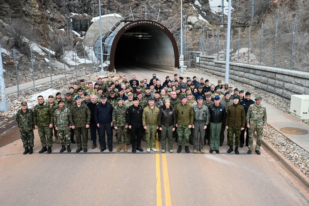 NATO Military Committee and their staff visit Cheyenne Mountain Space Force Station