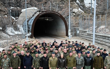 NATO Military Committee and their staff visit Cheyenne Mountain Space Force Station