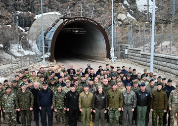 NATO Military Committee and their staff visit Cheyenne Mountain Space Force Station