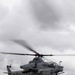 U.S. Marines with HMLA-367 fly over Miramar National Cemetery to honor veteran