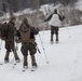 U.S. Marines with 1st Battalion, 6th Marine Regiment, 2d Marine Division ski patrol during MTX 2-25