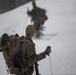 U.S. Marines with 1st Battalion, 6th Marine Regiment, 2d Marine Division ski patrol during MTX 2-25