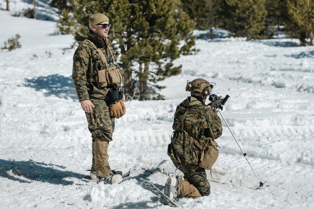 Marines with 1st Battalion, 6th Marine Regiment, 2d Marine Division conduct a live-fire range during MTX 2-25