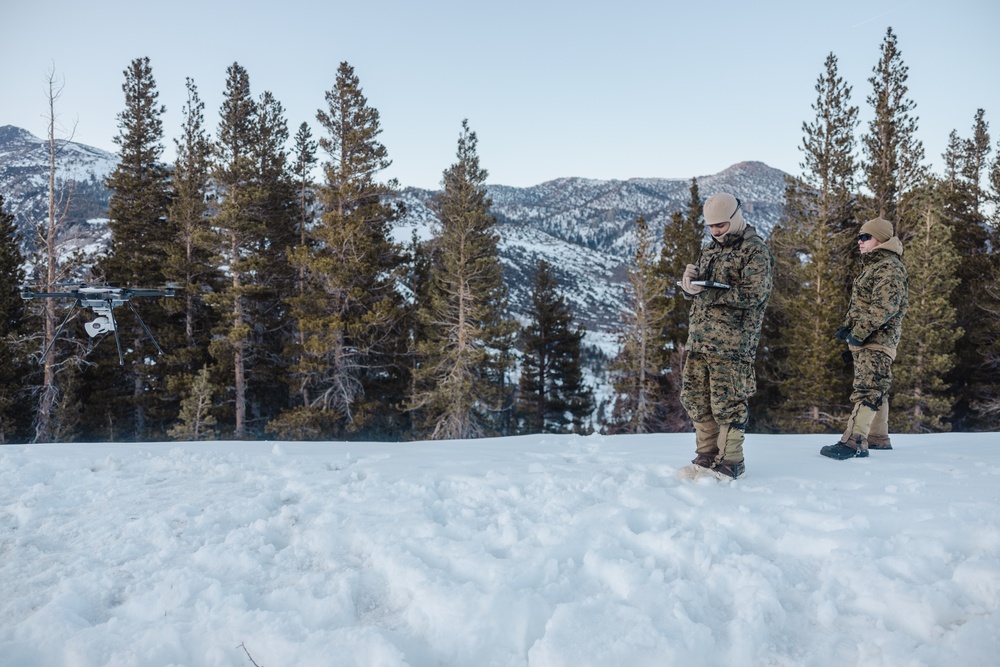 Marines with 1st Battalion, 6th Marine Regiment, 2d Marine Division fly SUAS during MTX 2-25
