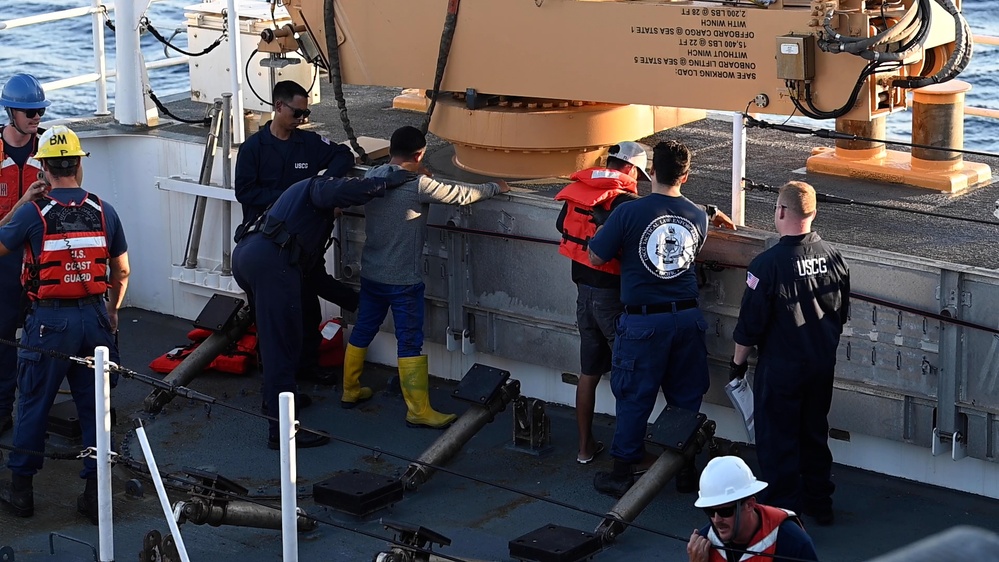 Coast Guard Cutter Kimball interdicts illegal drugs in Eastern Pacific Ocean