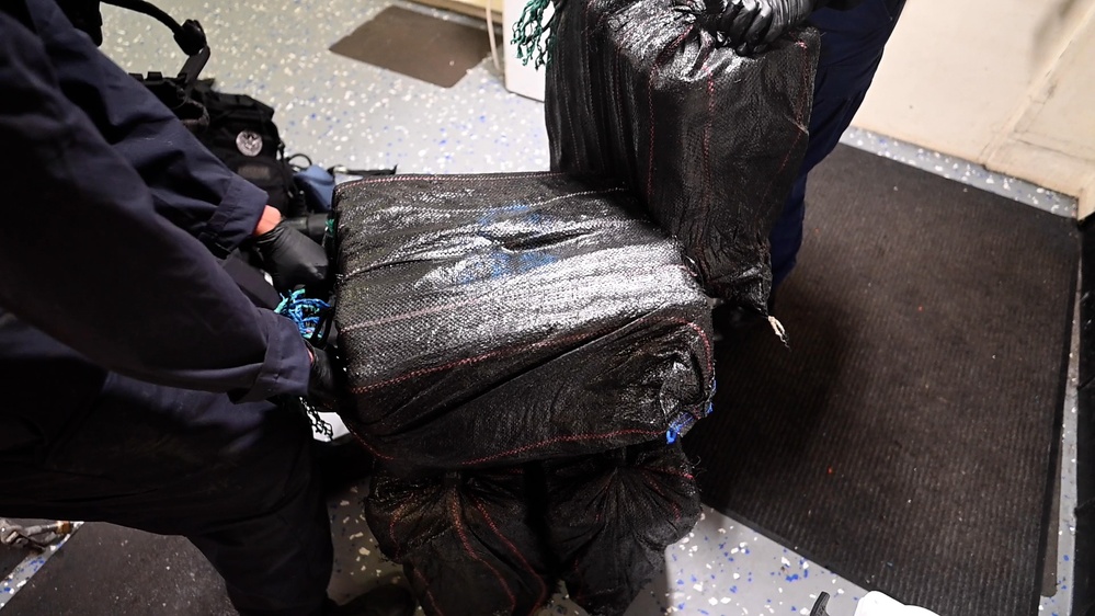 Coast Guard Cutter Kimball interdicts illegal drugs in Eastern Pacific Ocean