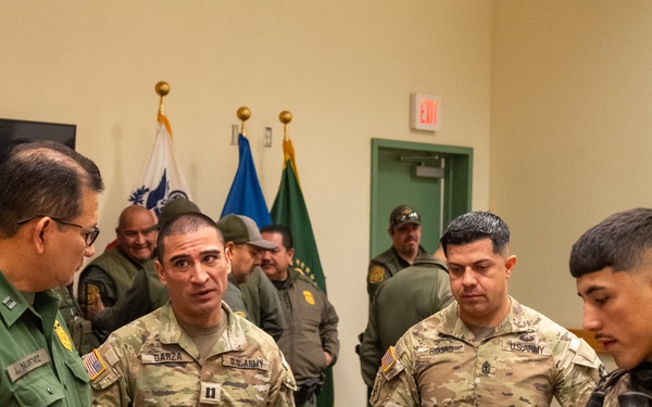 Deputized Texas Army National Guard Soldiers Work First Shift With U.S. Border Patrol