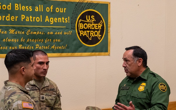 Deputized Texas Army National Guard Soldiers Work First Shift With U.S. Border Patrol