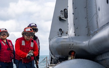 Aircraft Fire Fighting Drill Aboard USS Ralph Johnson