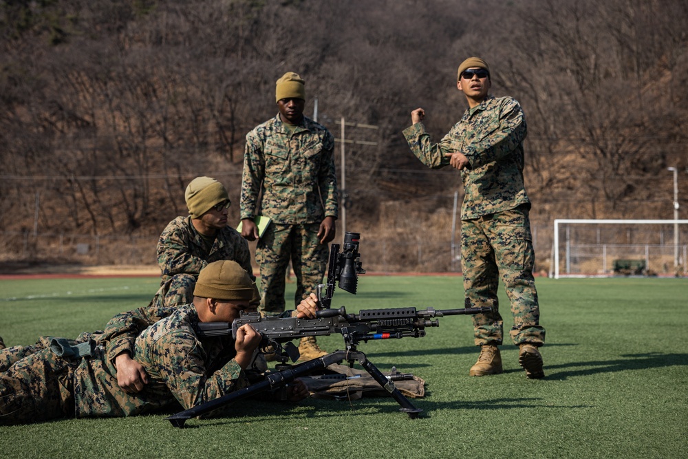 3/12 Marines Receive Crew-Served Weapons Training