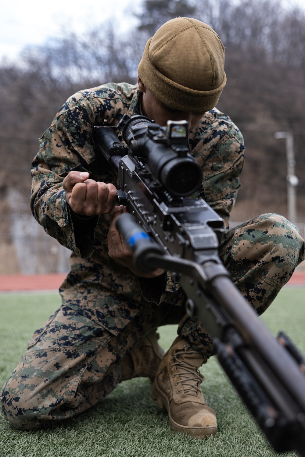 3/12 Marines Receive Crew-Served Weapons Training