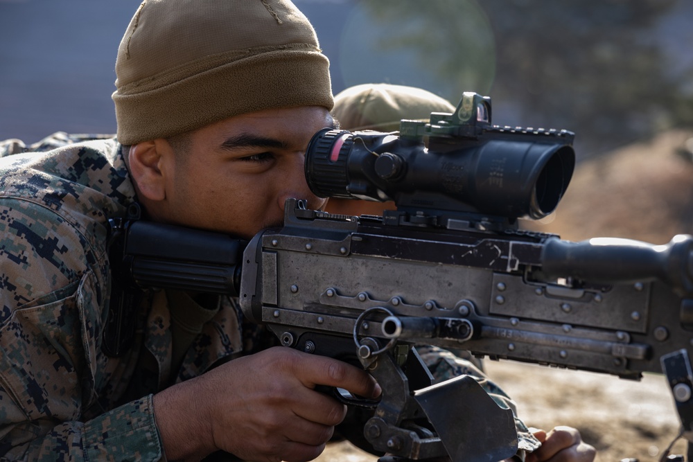 3/12 Marines Receive Crew-Served Weapons Training