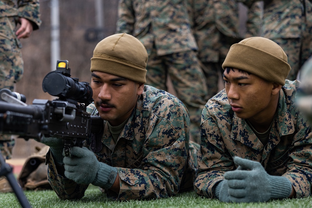 3/12 Marines Receive Crew-Served Weapons Training