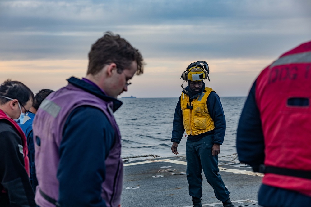 DDG 114 Flight Operations with HSC 4