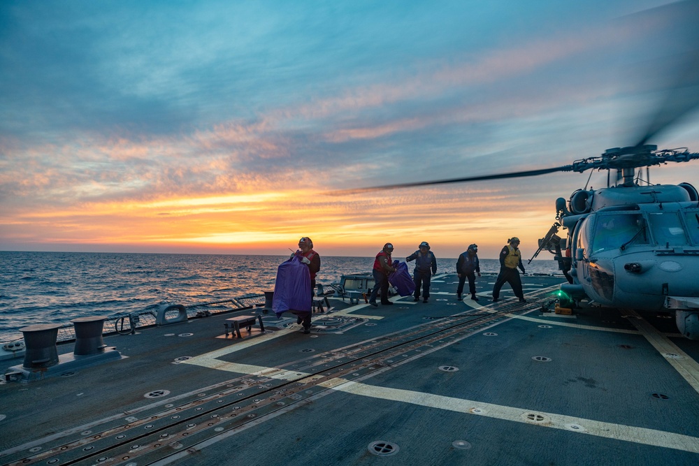 DDG 114 Flight Operations with HSC 4