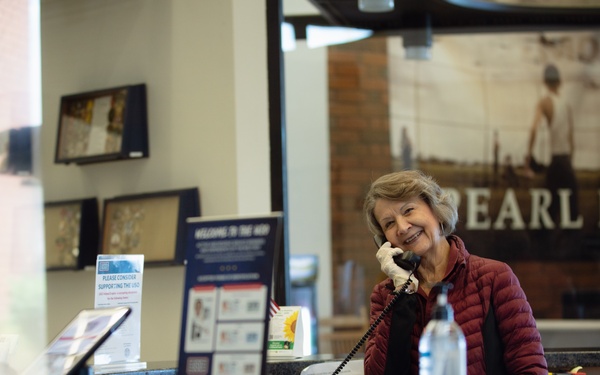 A USO Volunteer Serves with a Mother’s Heart