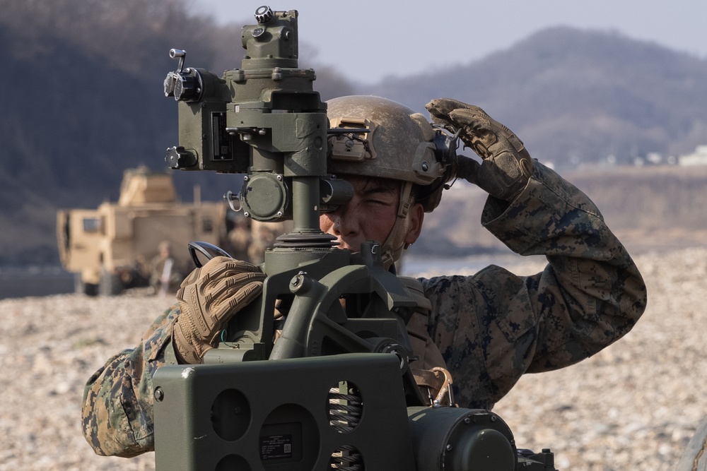 U.S. Marines and U.S. Army Soldiers Utilize an Improved Ribbon Bridge