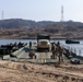 U.S. Marines and U.S. Army Soldiers Utilize an Improved Ribbon Bridge