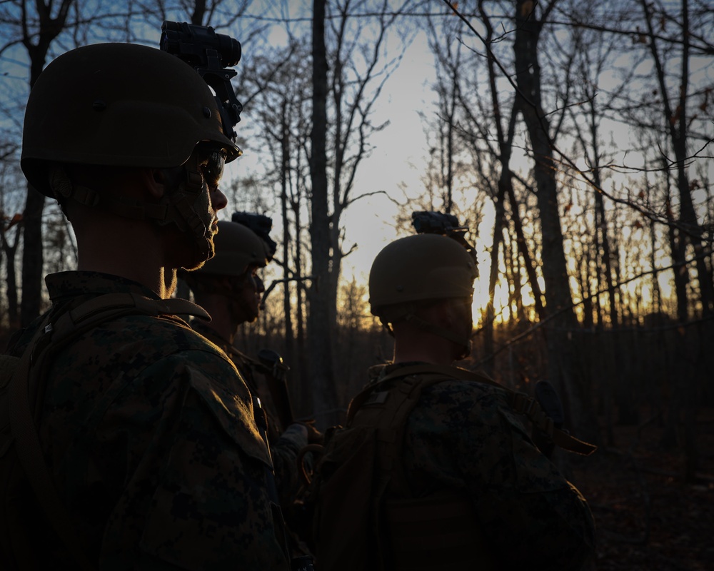 Dusk to Dawn: Alpha Co. Patrolling Exercise