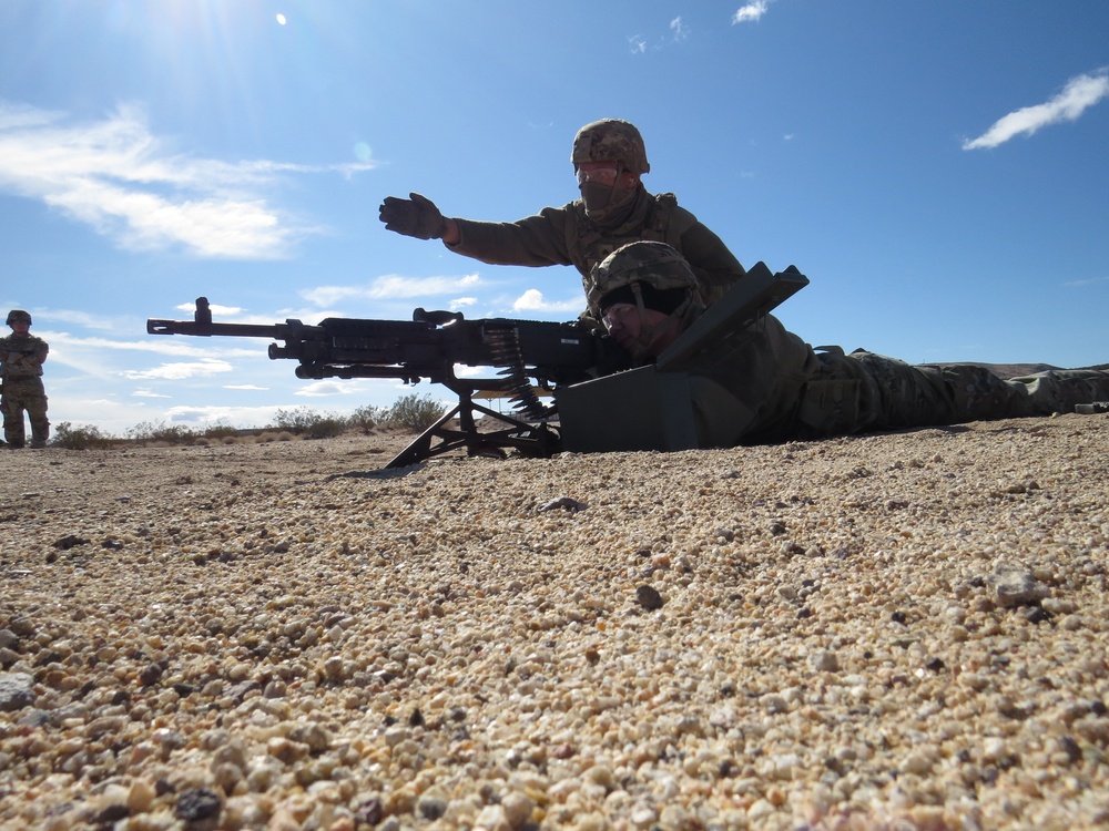 HHC 650th RSG conduct small arms range.