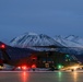 Alaska Army National Guard Black Hawk aviators conduct night operations training