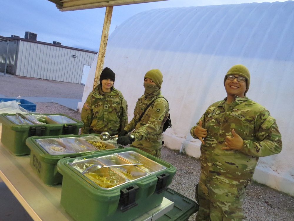 Army Chow on the Range