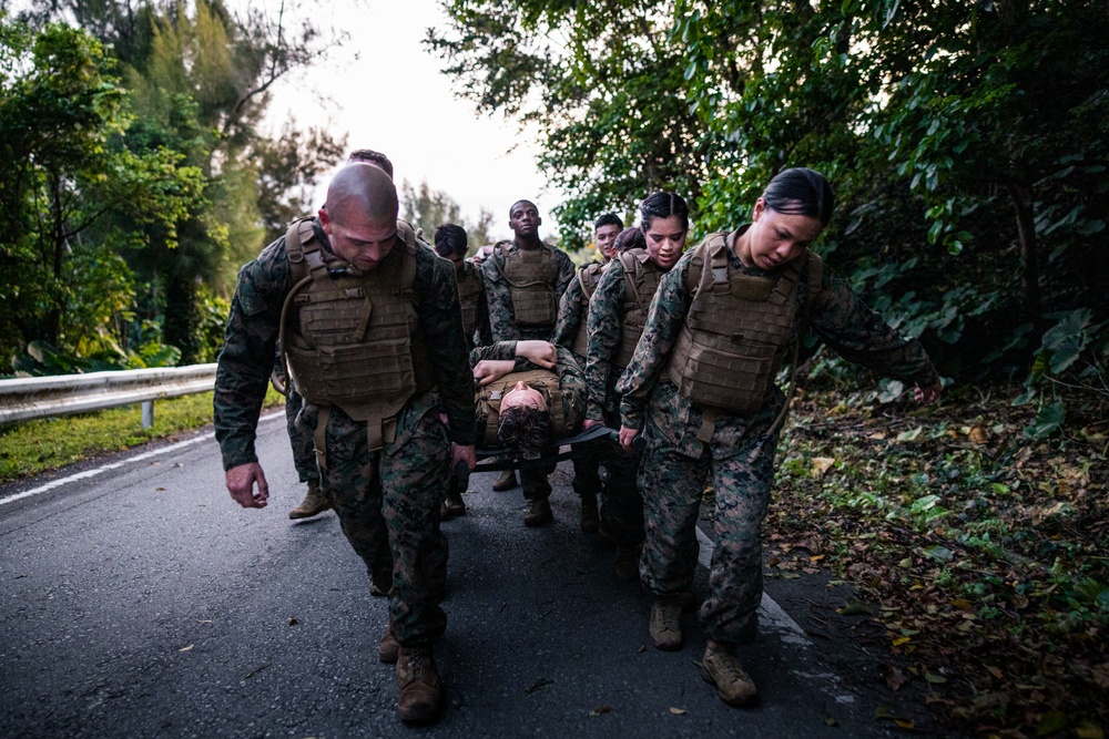 12th LAAB Marines Participate in a MCMAP Course