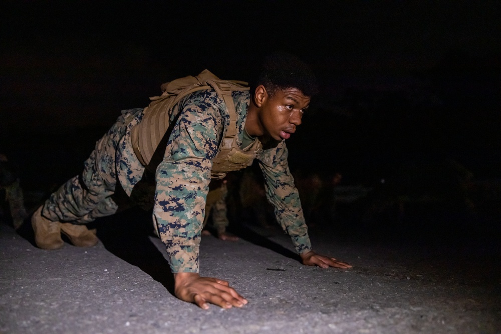 12th LAAB Marines Participate in a MCMAP Course