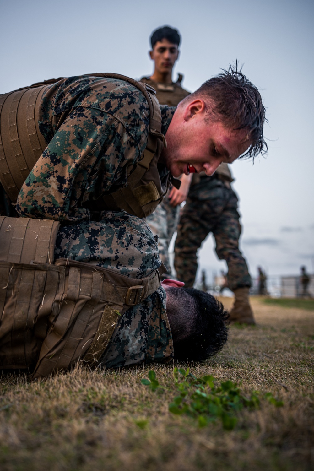 12th LAAB Marines Participate in a MCMAP Course