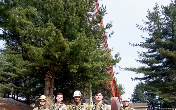 Tower Inspection by 41st Signal Battalion at Camp Morse, South Korea