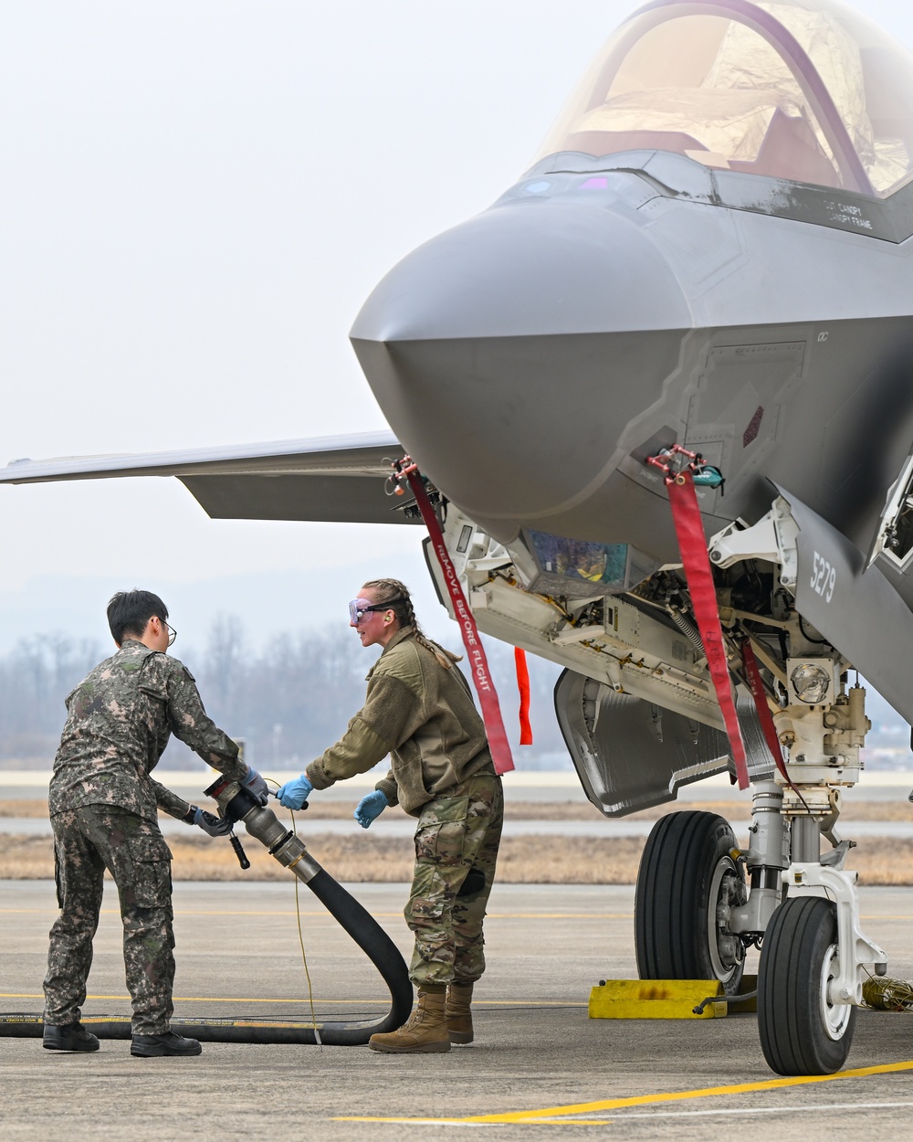 USAF F-35s deploy to ROK for Freedom Shield 25