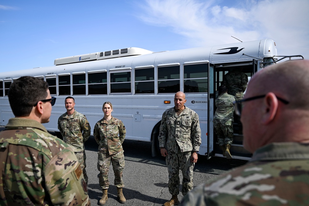 CENTCOM senior enlisted leader visits deployed members