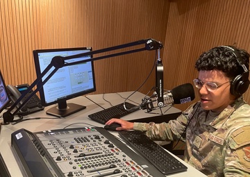 AFN Europe disc jockey