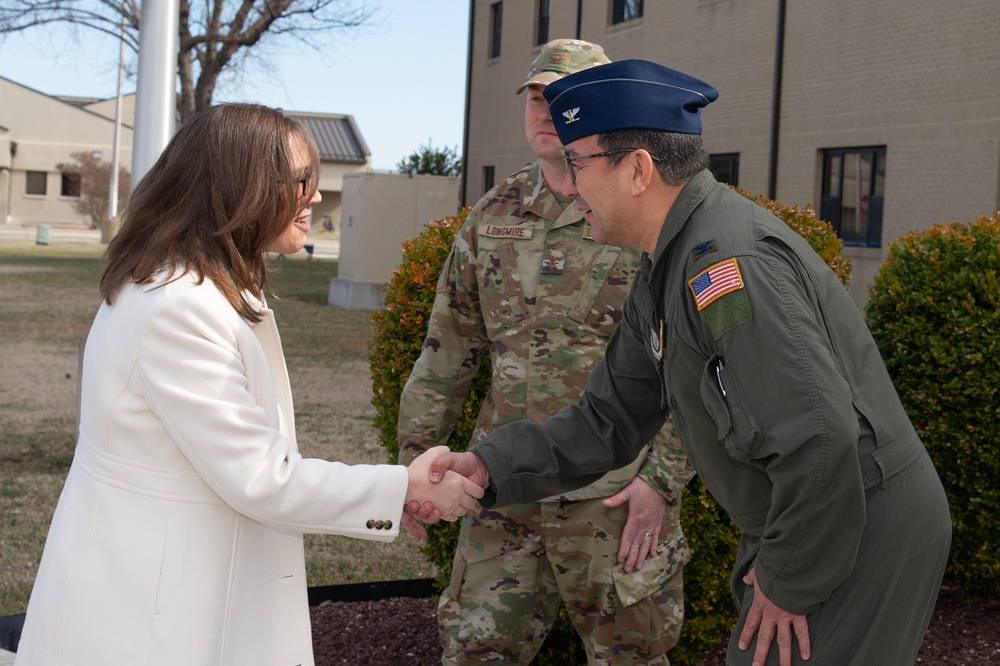 Rep. Sarah McBride of Delaware visits Dover AFB