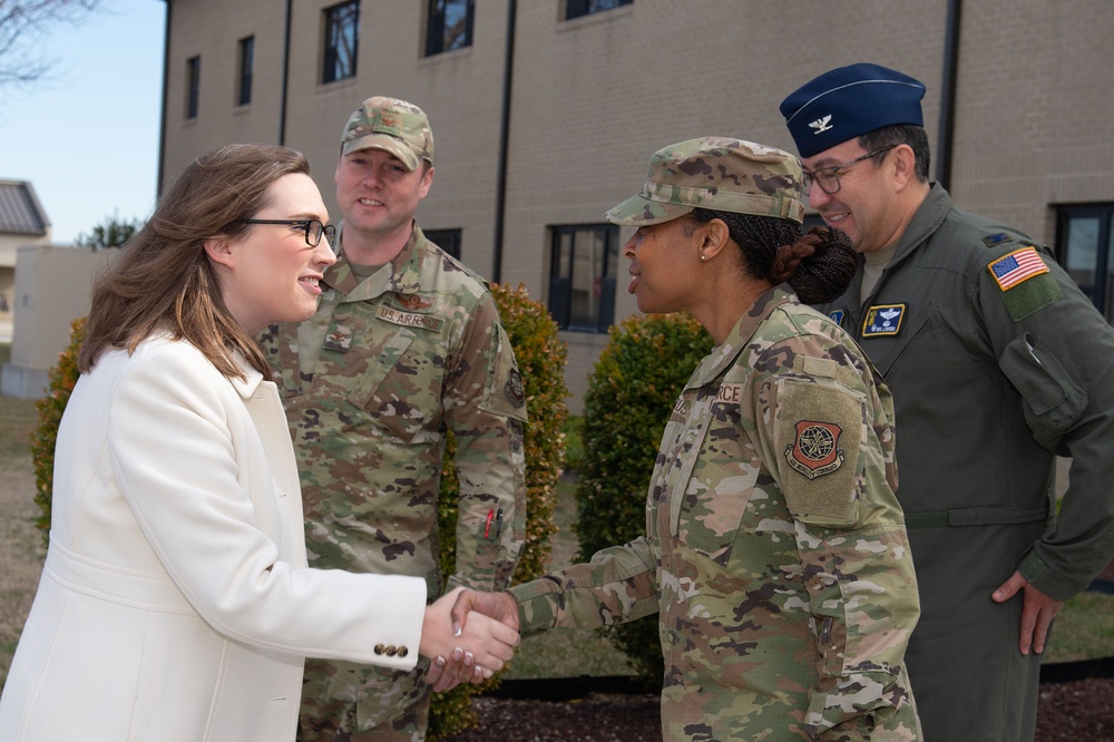 Rep. Sarah McBride of Delaware visits Dover AFB