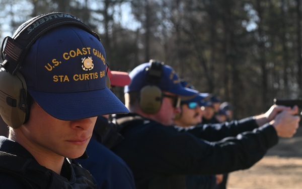 Coast Guard Station Curtis Bay completes pistol qulification course