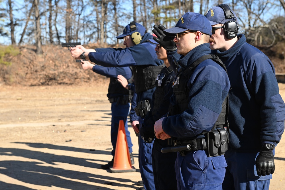 Coast Guard Station Curtis Bay completes pistol qualification course