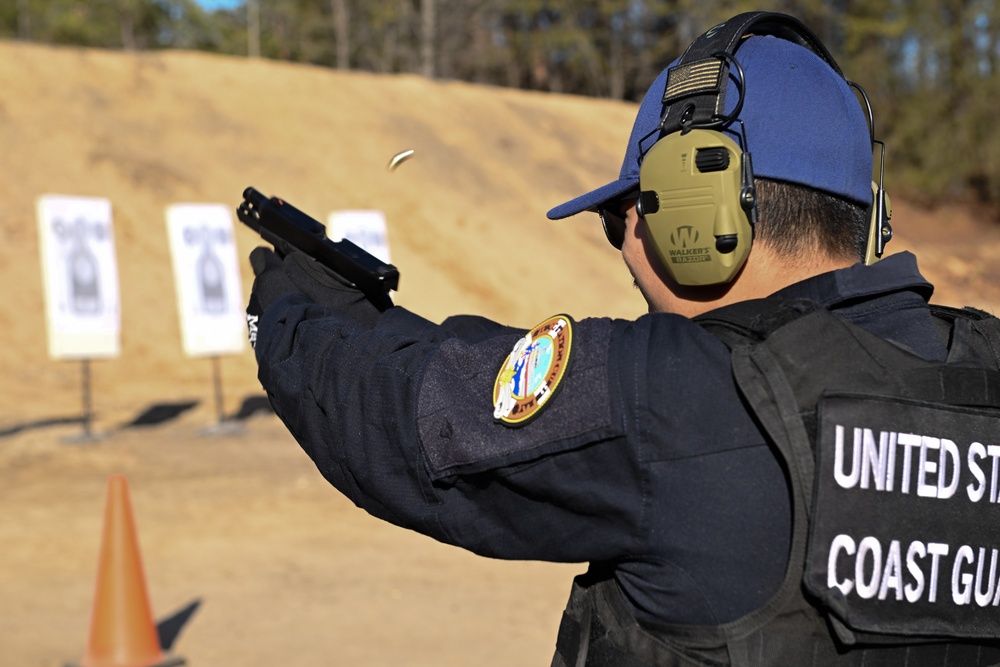 Coast Guard Station Curtis Bay completes pistol qualification course