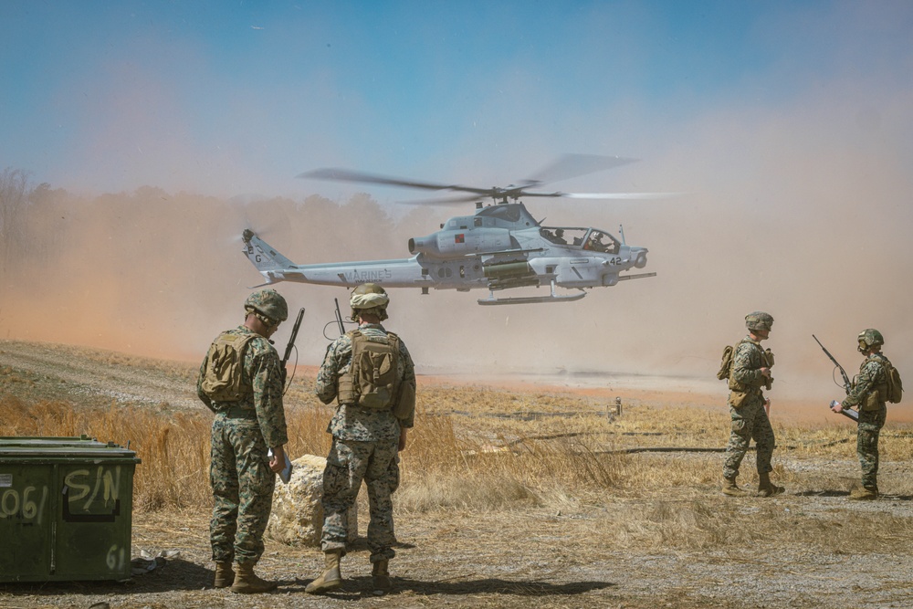 22nd MEU Conducts Aerial Live-Fire Range During RUT