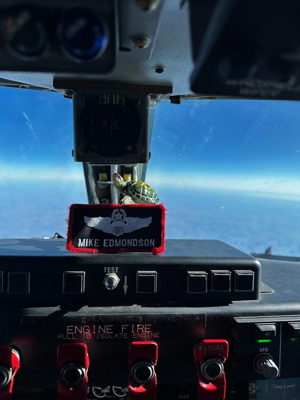 A flyover to honor a fallen leader