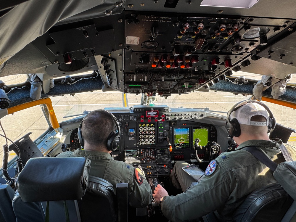 A flyover to honor a fallen leader