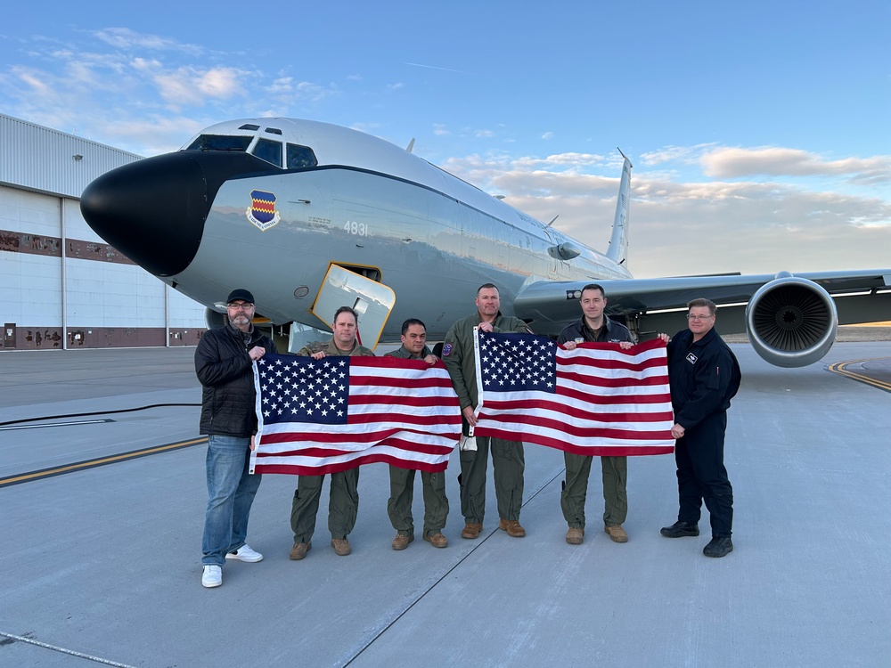 A flyover to honor a fallen leader