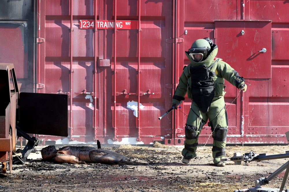 US Army EOD technicians hone skills during law enforcement exercise on Fort Belvoir