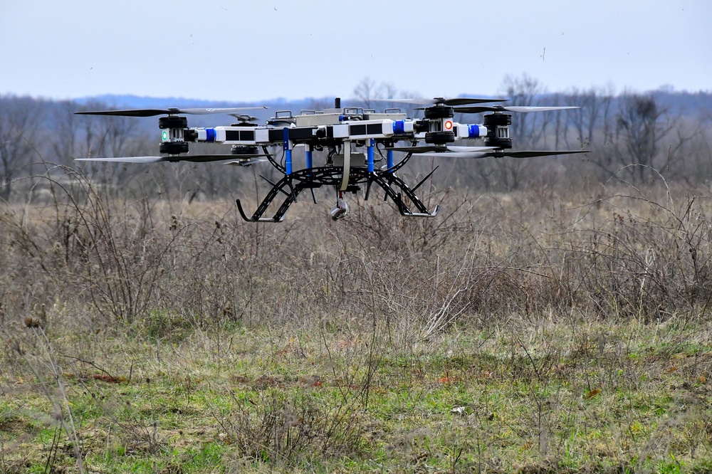 Sky Soldiers test FlyingBasket drone for transporting equipment and injuries