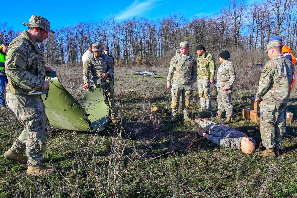 Sky Soldiers test FlyingBasket drone for transporting equipment and injuries