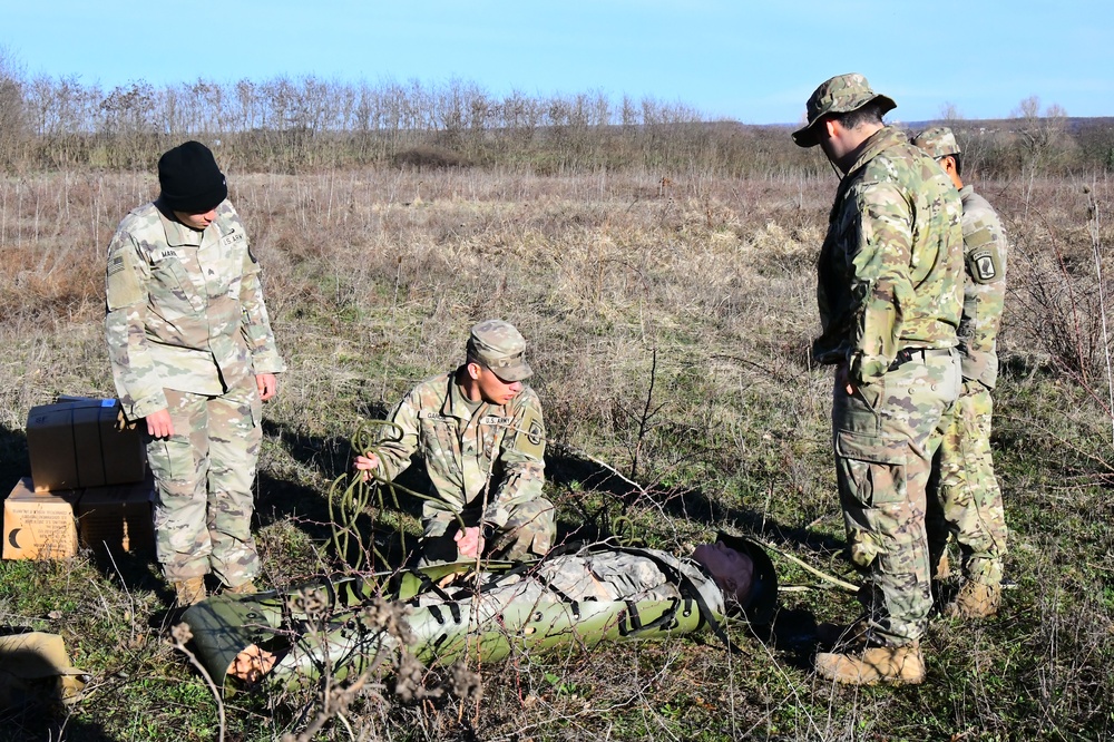 Sky Soldiers test FlyingBasket drone for transporting equipment and injuries