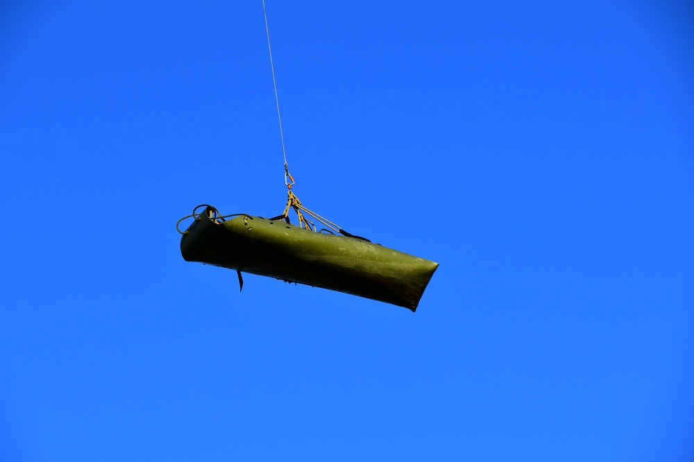 Sky Soldiers test FlyingBasket drone for transporting equipment and injuries